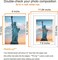 11x14 Picture Frame Set of 10, Display Pictures 8x10 With mat or 11x14 Prints Without Mat, Wall Mounting,Black